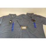 +VAT 2x Callaway golf polo shirts, size L