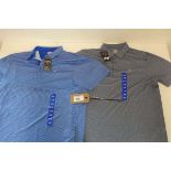 +VAT 2x Callaway golf polo shirts, size L