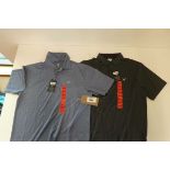 +VAT 2x Callaway golf polo shirts, size M