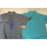 +VAT 2x Callaway golf polo shirts, size L