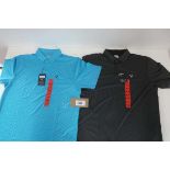 +VAT 2x Callaway golf polo shirts, size M