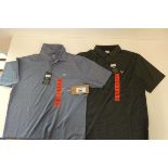 +VAT 2x Callaway golf polo shirts, size M
