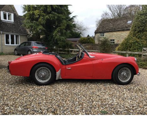 1958 Triumph TR3AReg. no. 960 MEVChassis no. TS 38847Engine no. TS 39343EThe Triumph TR3 of 1955 was a development of the TR2