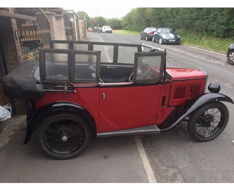 1933 Austin 7 four-seater tourerReg. no. AGJ 608Chassis no. B75533Engine no. 172028Another Austin Seven in the sale today – t