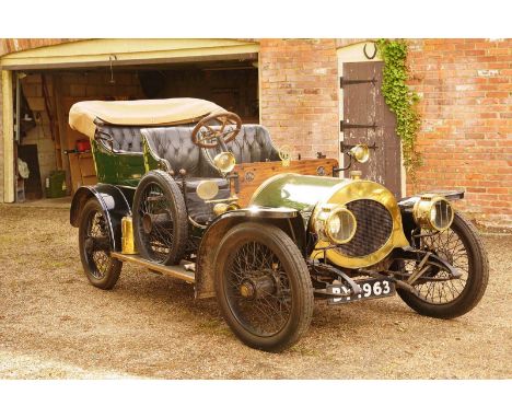 1909 Riley 12/18 Open TourerReg. no. BY 1963Chassis no. 1842Engine no. 1692VCC dating Certificate Number: 379Riley, like so m