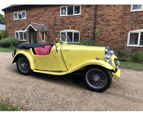 1936 Singer 9 Le Mans Sports ‘Buttercup’Reg. no. APW 971Chassis no. 5386Engine no. 11535Founded in 1905 by bicycle manufactur