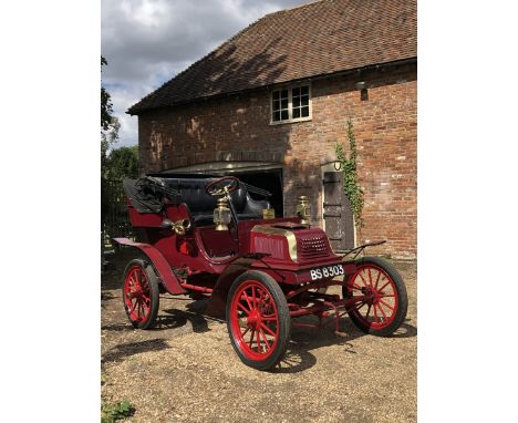 1904 Crestmobile Type D Rear Entrance TonneauReg. no. BS 8303Chassis no. 666‘$750 dollars for two persons $850 dollars for fo