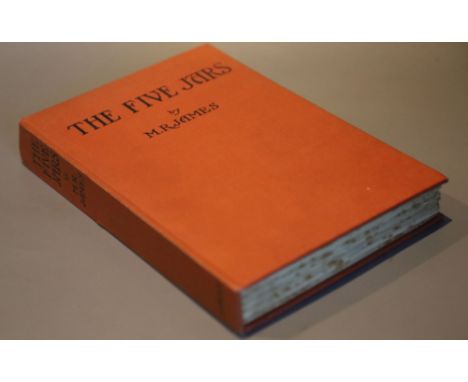 James, M.B. - The Five Jars, first edition, title illustration and 7 plates, black lettered cloth, 1922CONDITION: Cloth vg., 