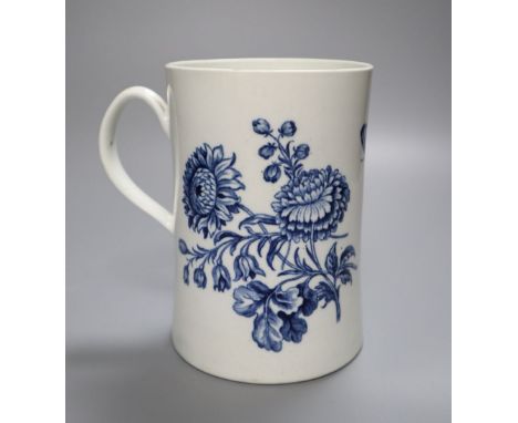 A Worcester 'Natural Sprays' large mug, c.1775, height 15cm