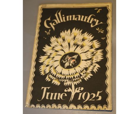Ravilious, Eric, Bawden, Edward and others - The Gallimaufry: A New Magazine of the Students of the R.C.A. Which will appear 