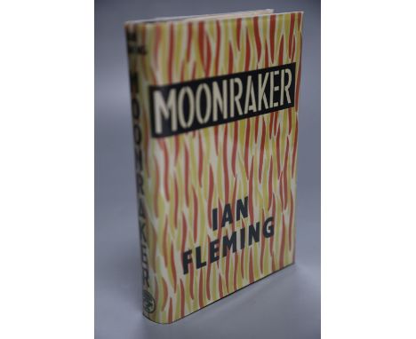 Fleming, Ian - Moonraker, 1st edition (1st impression state B), d/wrapper (repro.), 1955CONDITION: Cloth - covers good, v.sl.