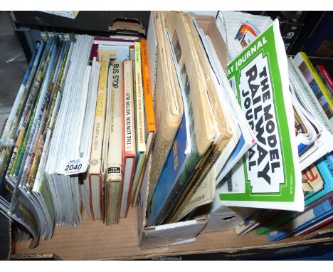 Qty of Books, Magazine and Newspapers to include Built to Last Magazines, The Model Railway Journal, Routes to Recovery etc.