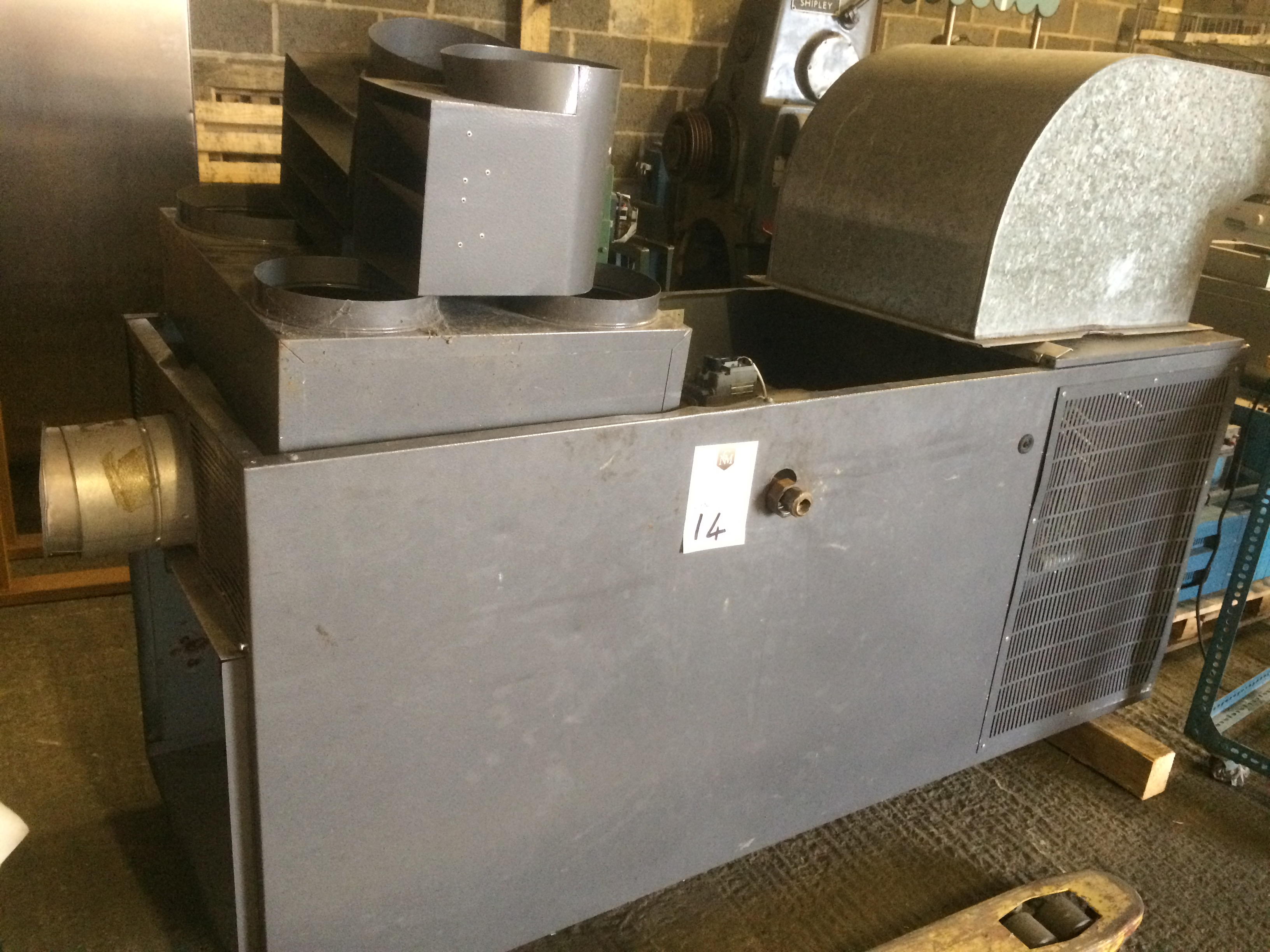 JOHNSON & STARLEY LTD JU 158 series warm air heater with SIT Group 810