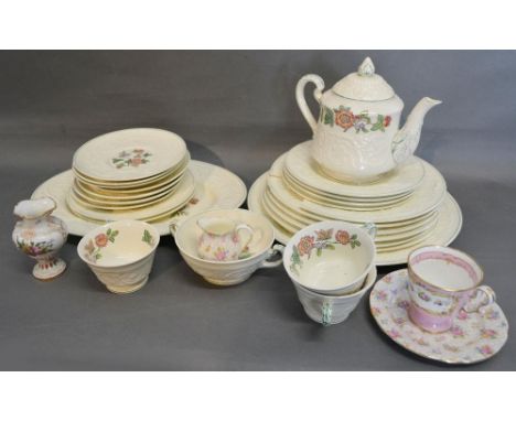 A Wedgwood Tapestry Pattern Part Dinner and Tea Service together with a small collection of other ceramics and a small collec
