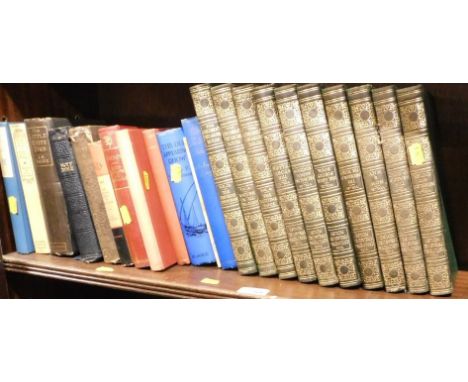 Various books, to include Holy Bible, various volumes of the Children's Treasure House, etc. (1 shelf)