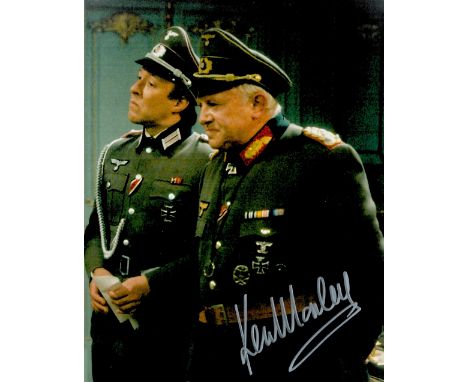 English Actor Ken Morley Handsigned 10x8 Colour Photo. Signed in Silver Marker Pen. Kenneth Morley (born 17 January 1943) is 