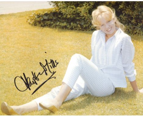 Hayley Mills. Nice 8x10 portrait photo signed by TV and Film star Hayley Mills. Est.