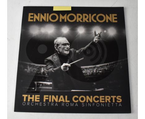 ENNIO MORRICONE; 'The Final Concerts', signed.We have not authenticated these signatures, please satisfy yourself as to the v