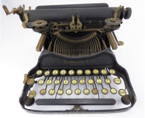 L C SMITH &amp; CO; a Corona Special vintage typewriter.