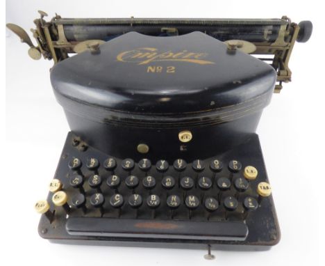 THE EMPIRE; a No.2 vintage typewriter.