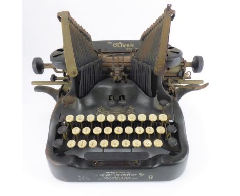 THE OLIVER; a No.9 vintage typewriter.