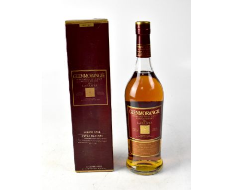 GLENMORANGIE; a bottle of single malt Scotch whisky, The Lasanta, sherry cask extra matured, 70cl.