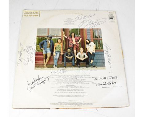 BRUCE SPRINGSTEEN; 'The Wild, the Innocent and the E Street Shuffle' LP, bearing several signatures.We have not authenticated
