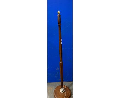 Wooden standard lamp. Not available for in-house P&amp;P 