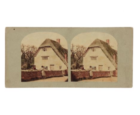 T. R. Williams Stereocard, Scenes in Our Village, Dame Edmund’s Talkative Daughter, T. R. Williams Stereocard, Scenes in Our 