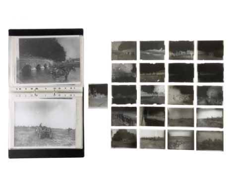 Glass Plate Negatives. Military A collection of late 19th century, quarter plate, glass plate negatives of military interest.