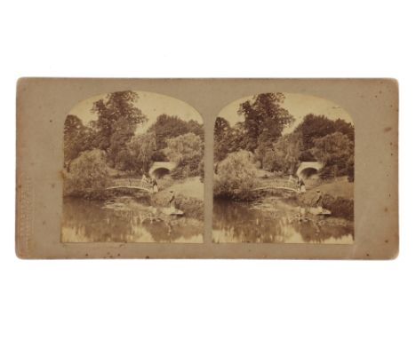 T. R. Williams Stereocard, Scenes in Our Village, My Summer Haunt, T. R. Williams Stereocard, Scenes in Our Village, No. 4a, 