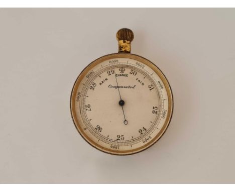 Pocket barometer in working order, 47mm diameter.