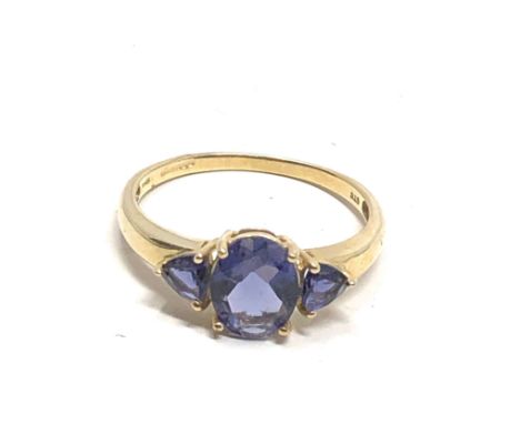 9ct Gold Iolite Ring (2.2g)