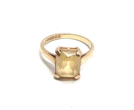 9ct Gold  Citrine Ring (2.7g)