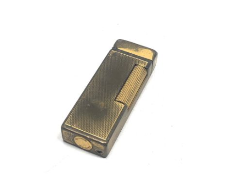 Vintage dunhill cigarette lighter used worn condition 