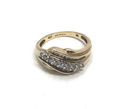 9ct Gold Diamond  Ring (3g)