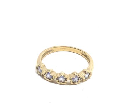 9ct Gold Tanzanite Ring (1.9g)