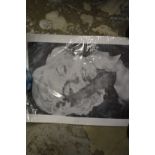 An unframed print of Marilyn Monroe.