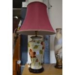 Pottery table lamp.