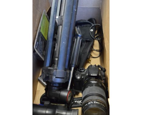 A quantity of camera equipment etc.