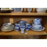Spode, Worcester and other decorative china and teaware.