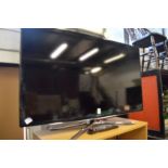 A Samsung flat screen TV.