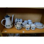 A quantity of Ridgway Contessa coffee ware.