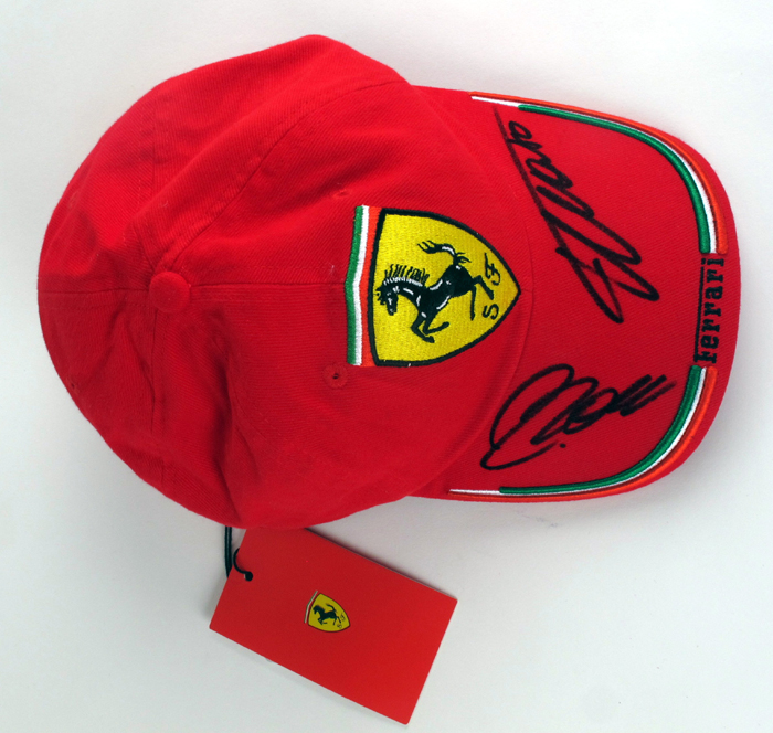 ferrari f1 baseball cap team wear lot formula one signed 2015 teamwear ferrari f1 baseball cap team wear lot formula one signed 2015 teamwear