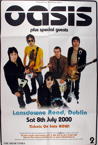 oasis 2000 tour
