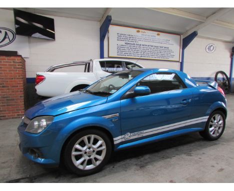 Make &amp; Model: Vauxhall Tigra Sport TwinportDate of Reg: VN54 SWKColour: Bluecc: 1364MoT: 13-05-2021Fuel Type: PETROLMilea