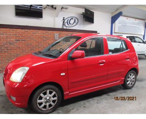 Make &amp; Model: Kia Picanto SEDate of Reg: AP54 NLGColour: Redcc: 1086MoT: 10-10-2021Fuel Type: PETROLMileage: 151kTransmis