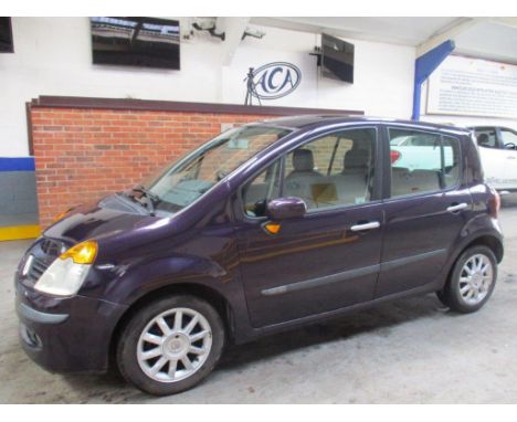 Make &amp; Model: Renault Modus Dynamique 16V ADate of Reg: AX05 GXPColour: Purplecc: 1598MoT: 31-08-2021Fuel Type: PETROLMil