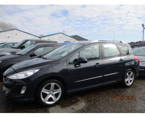 Make &amp; Model: Peugeot 308 Sport SW 118Date of Reg: CK09 GPZColour: Greycc: 1598MoT: 29-01-2022Fuel Type: PETROLMileage: 1