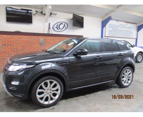 Make &amp; Model: Range Rover Evoque Dyn SD4Date of Reg: BD64 TFAColour: Blackcc: 2179MoT: 22-04-2021Fuel Type: DIESELMileage